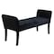 Armen Living Chatham Bench in Black Velvet LC0845BEBL - alternate 1